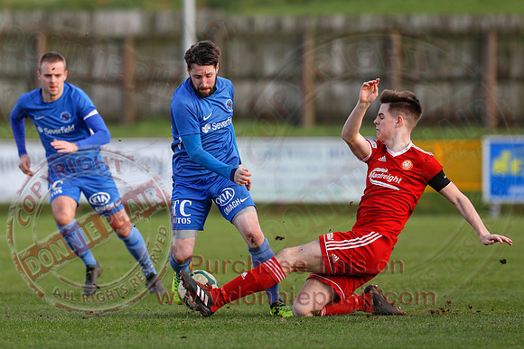 Ballinamallard (1) V Portadown (0) in Bluefin Sports Championship-1