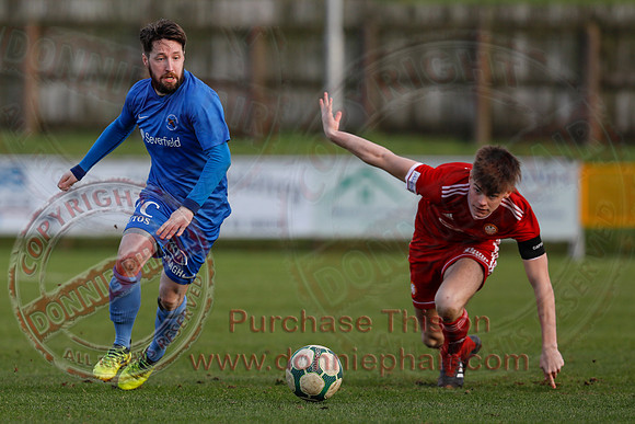 Ballinamallard (1) V Portadown (0) in Bluefin Sports Championship-2