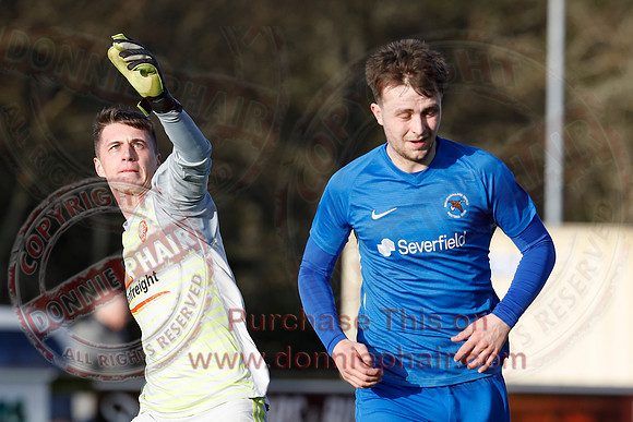 Ballinamallard (1) V Portadown (0) in Bluefin Sports Championship-3