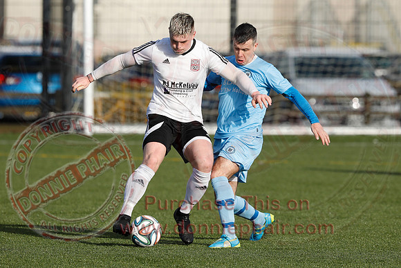 Enniskillen Town (1) V Dergview Res (1) in Mercer Football League -7