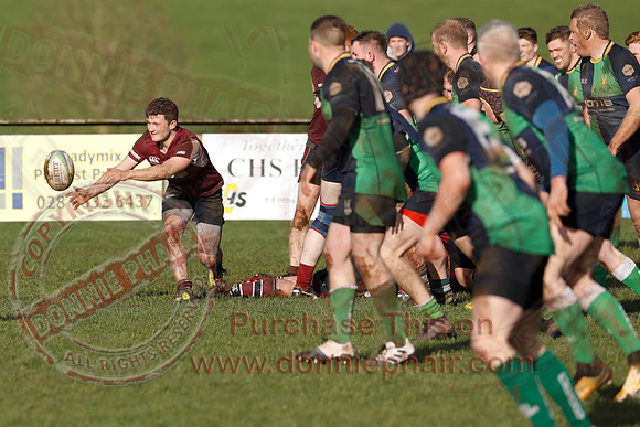Enniskillen 2nd XV (30) V Ballynahinch 3rd XV (10) in Crawford Plate Rugby Semi-Final-1