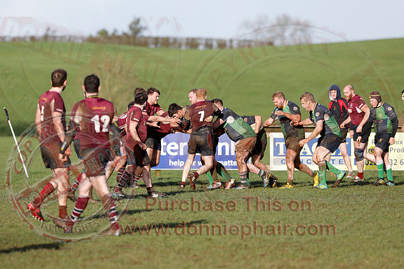 Enniskillen 2nd XV (30) V Ballynahinch 3rd XV (10) in Crawford Plate Rugby Semi-Final-10