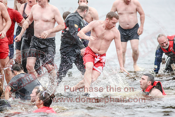 Galloon Island Charity Swim on New Years Day.