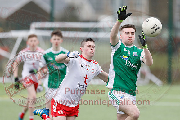 Fermanagh (0-05) V Tyrone (7-18) in U17 GAA Football Jim McGuigan Cup-6