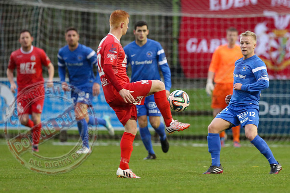 Ballinamallard United (0) v Portadown (2) in Danske Bank IFA Premier League.