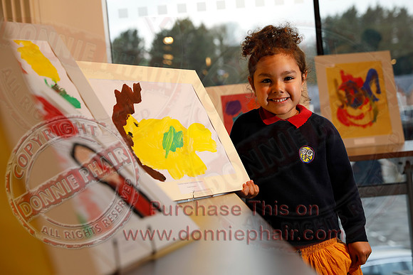 Erne Integrated Primary School Art Exhibition in Enniskillen Castle-8