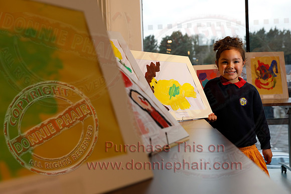 Erne Integrated Primary School Art Exhibition in Enniskillen Castle-9