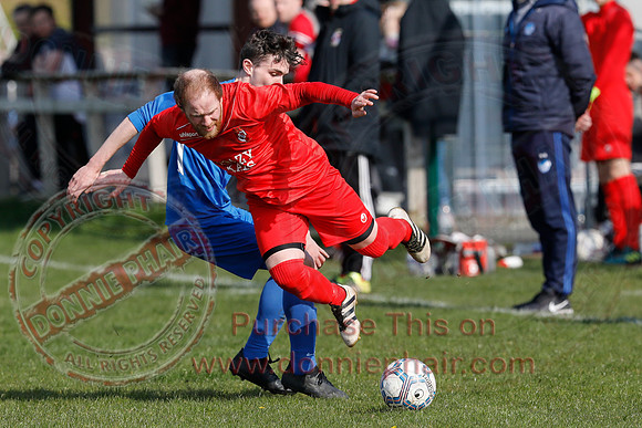 Enniskillen Rangers (4) V HFC Kesh (1) in Mercer Football League-2