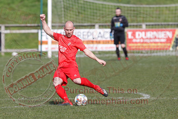 Enniskillen Rangers (4) V HFC Kesh (1) in Mercer Football League-11