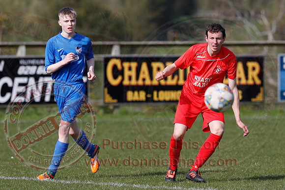 Enniskillen Rangers (4) V HFC Kesh (1) in Mercer Football League-12