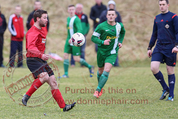 Irvinestown Wanderers (1) V Ardoyne (2) in Irish Junior Cup.