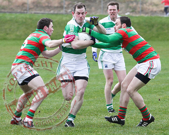 Lisnaskea Emmetts V Teemore Senior GAA League Football.