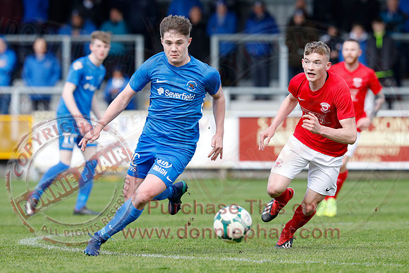 Ballinamallard (0_ Larne (5) in Bluefin Sport Football Championship-20