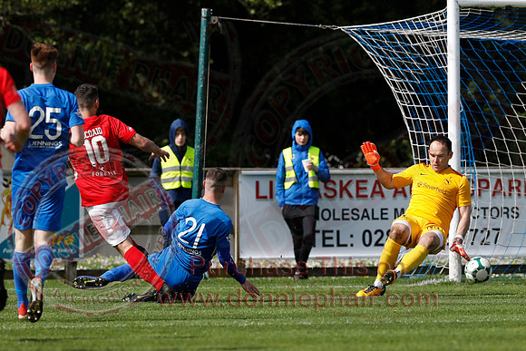 Ballinamallard (0_ Larne (5) in Bluefin Sport Football Championship-23