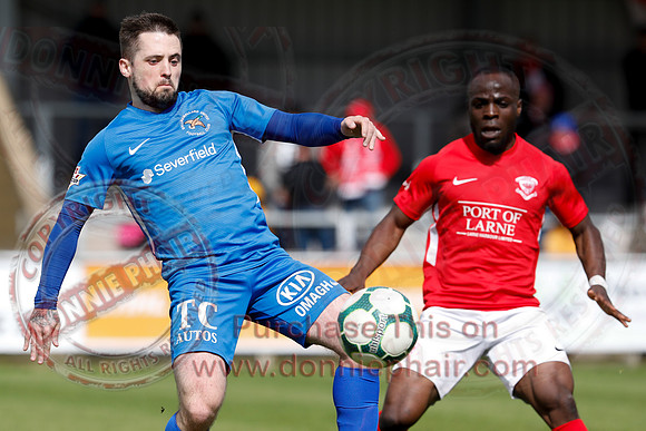 Ballinamallard (0_ Larne (5) in Bluefin Sport Football Championship-30