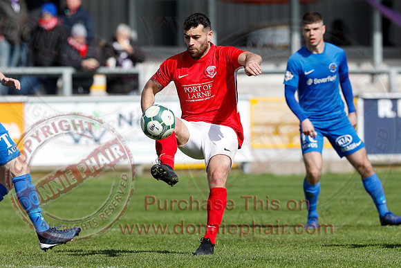 Ballinamallard (0_ Larne (5) in Bluefin Sport Football Championship-36
