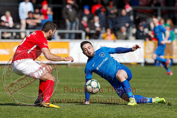 Ballinamallard (0_ Larne (5) in Bluefin Sport Football Championship-44
