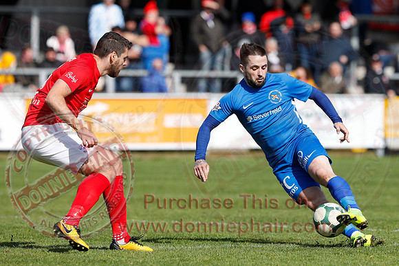 Ballinamallard (0_ Larne (5) in Bluefin Sport Football Championship-43
