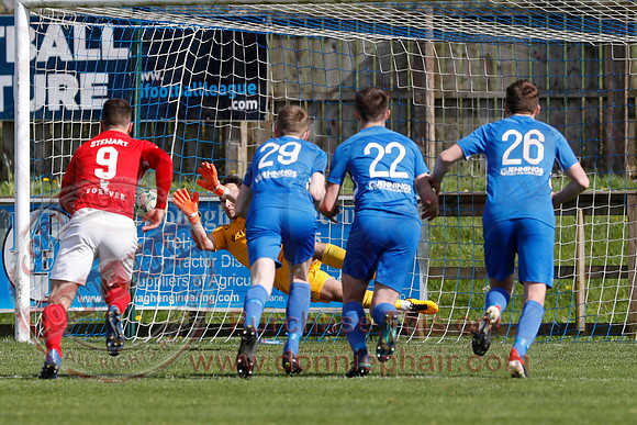 Ballinamallard (0_ Larne (5) in Bluefin Sport Football Championship-40
