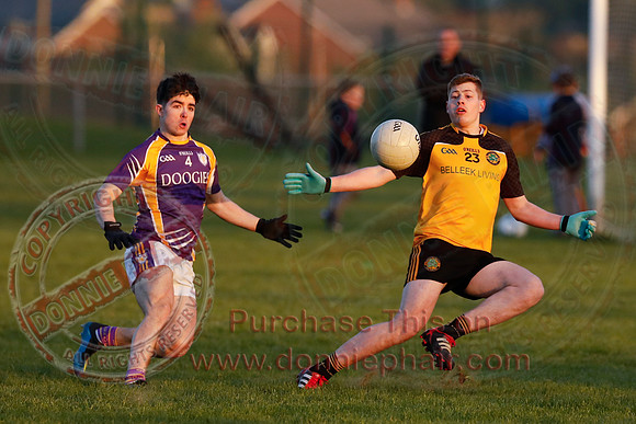 Erne Gaels Belleek (4-03) V Derrygonnelly (0-17) in Senior GAA Football League Division One-2