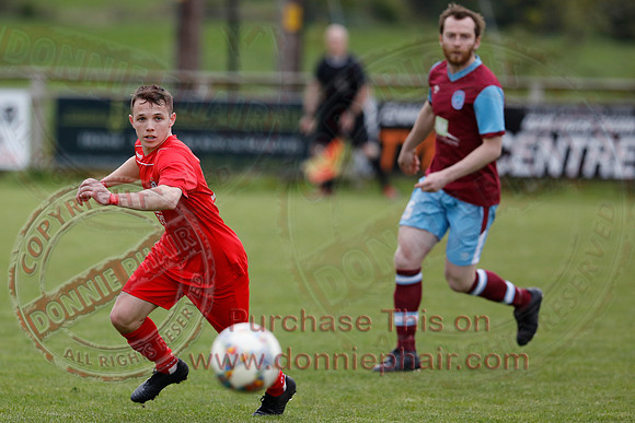 Enniskillen Rangers (2) V Tummery (2) in Mercer Football League -8