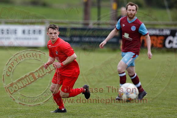Enniskillen Rangers (2) V Tummery (2) in Mercer Football League -9