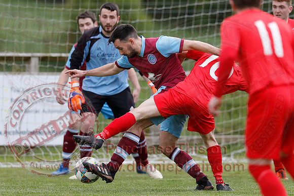 Enniskillen Rangers (2) V Tummery (2) in Mercer Football League -20