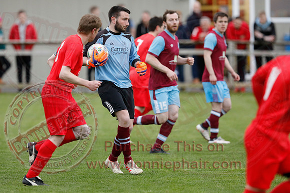Enniskillen Rangers (2) V Tummery (2) in Mercer Football League -32
