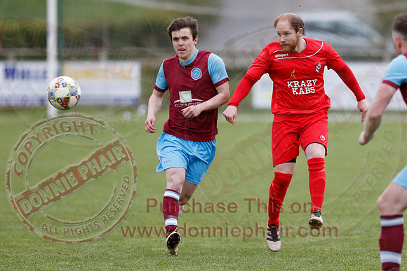 Enniskillen Rangers (2) V Tummery (2) in Mercer Football League -33