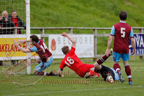 Enniskillen Rangers (2) V Tummery (2) in Mercer Football League -36