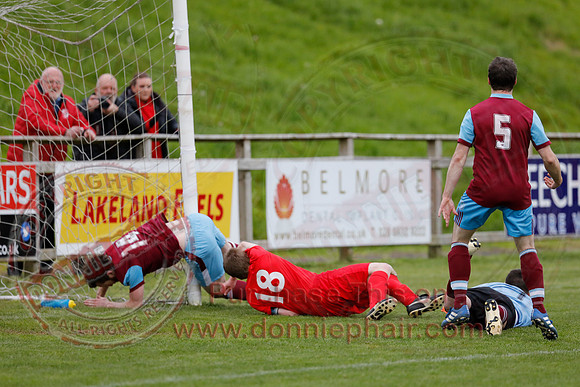 Enniskillen Rangers (2) V Tummery (2) in Mercer Football League -37