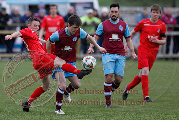 Enniskillen Rangers (2) V Tummery (2) in Mercer Football League -39