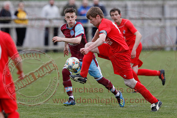 Enniskillen Rangers (2) V Tummery (2) in Mercer Football League -40