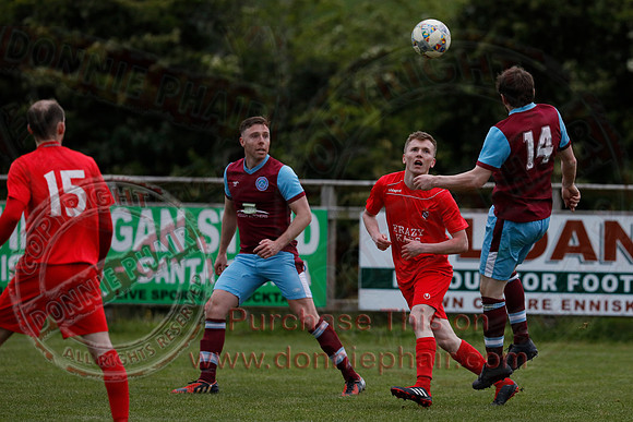 Enniskillen Rangers (2) V Tummery (2) in Mercer Football League -53