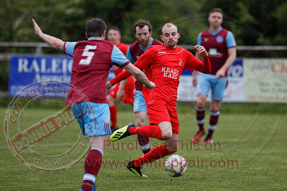 Enniskillen Rangers (2) V Tummery (2) in Mercer Football League -54