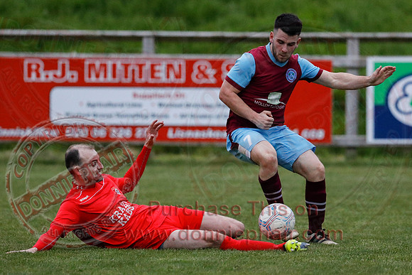 Enniskillen Rangers (2) V Tummery (2) in Mercer Football League -57