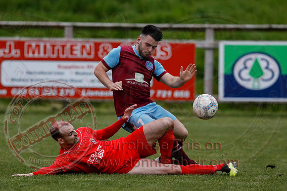 Enniskillen Rangers (2) V Tummery (2) in Mercer Football League -58