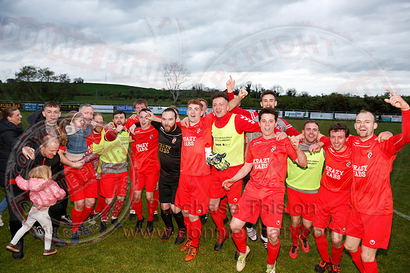 Enniskillen Rangers (2) V Tummery (2) in Mercer Football League -65