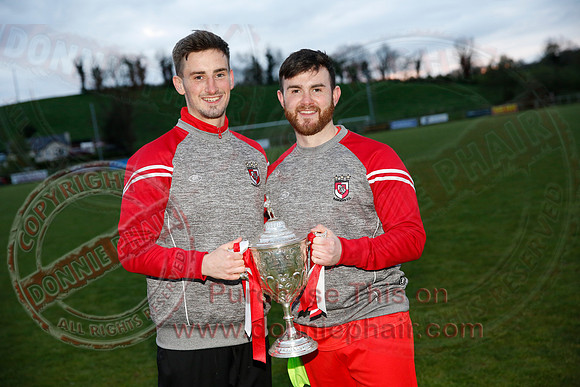 Enniskillen Rangers (2) V Tummery (2) in Mercer Football League -74