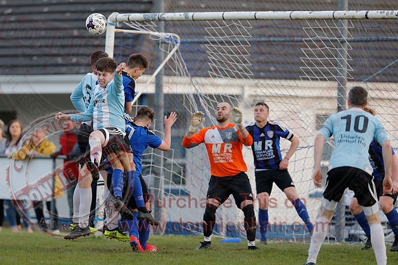 Lisbellaw United (1) NFC Kesh (1) in Mercer Football League-31