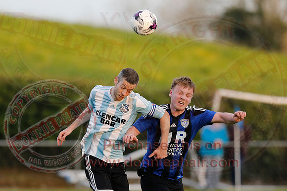 Lisbellaw United (1) NFC Kesh (1) in Mercer Football League-35