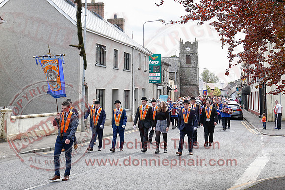 Junior Orange Parade in Ballinamallard-8