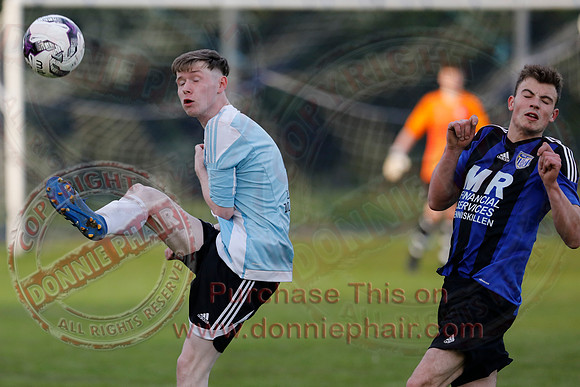 Lisbellaw United (1) NFC Kesh (1) in Mercer Football League-15