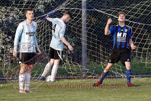 Lisbellaw United (1) NFC Kesh (1) in Mercer Football League-20