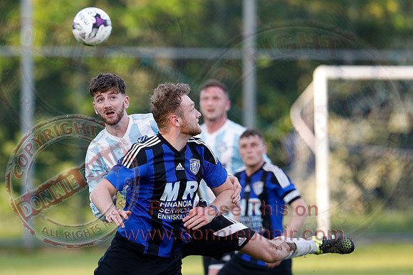 Lisbellaw United (1) NFC Kesh (1) in Mercer Football League-23