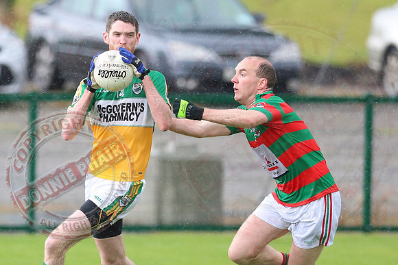 Derrylin (0-9) V Lisnaskea (1-12) in Senior GAA Foobtall League, Division 2A.