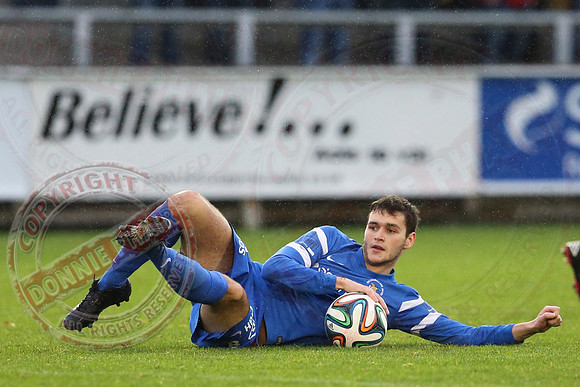 Ballinamallard United (0) v Portadown (2) in Danske Bank IFA Premier League.