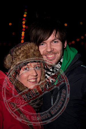 Turning on the Christmas Lights In Newtownbutler.