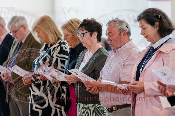 Bishop Larry Duffy commissions 45 members of Parish Bereavement Team in The Holy Cross Church, Lisnaskea-16