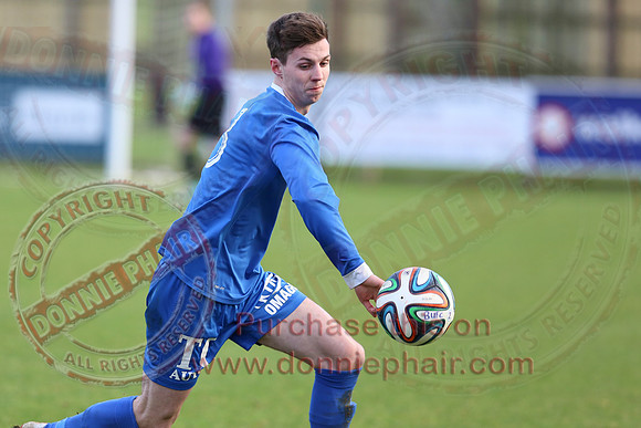 Ballinamallard Reserves (1) V Crusaders (1) in IFA Reserve League.